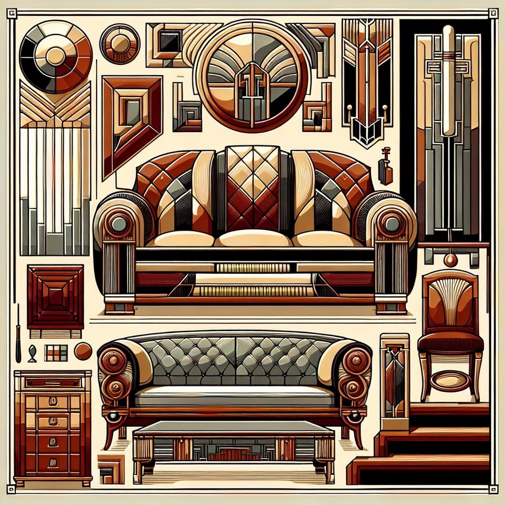 Les ⁢caractéristiques⁤ distinctives des⁢ canapés art ⁢déco