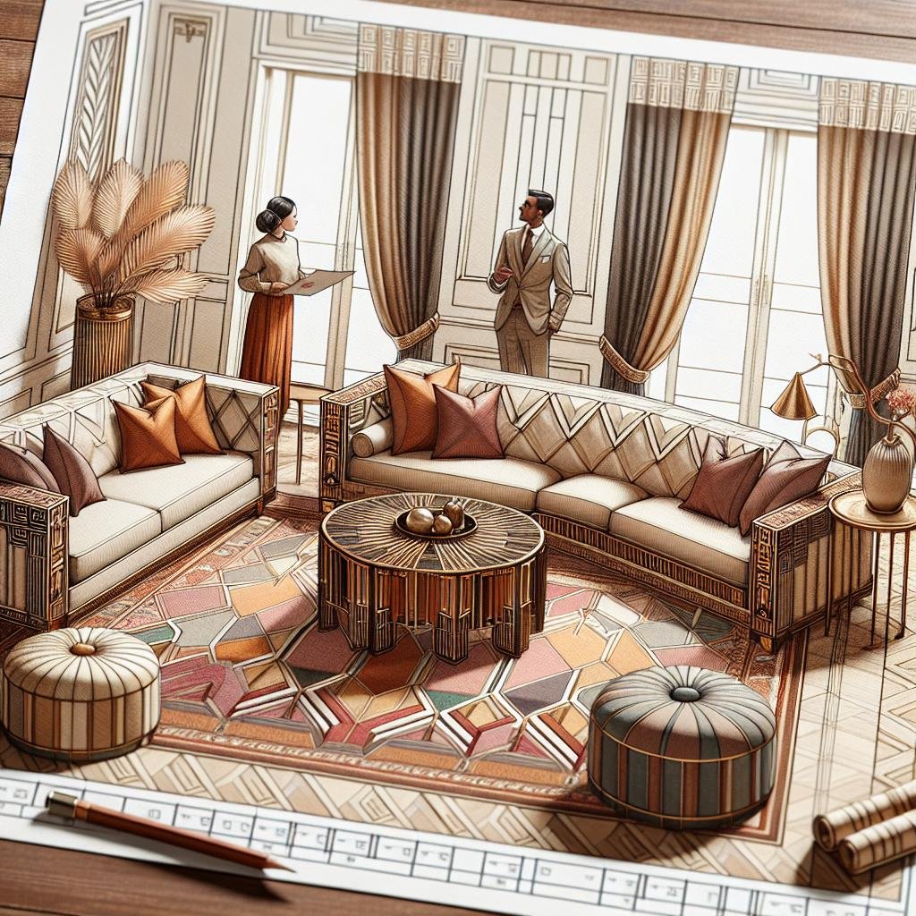 Recommandations ⁤pour intégrer des canapés art déco dans votre intérieur
